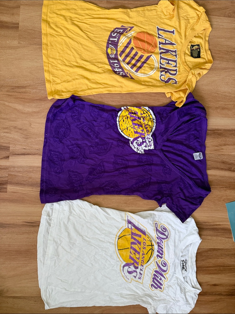 Women’s T-Shirts - Yellow, Purple, White